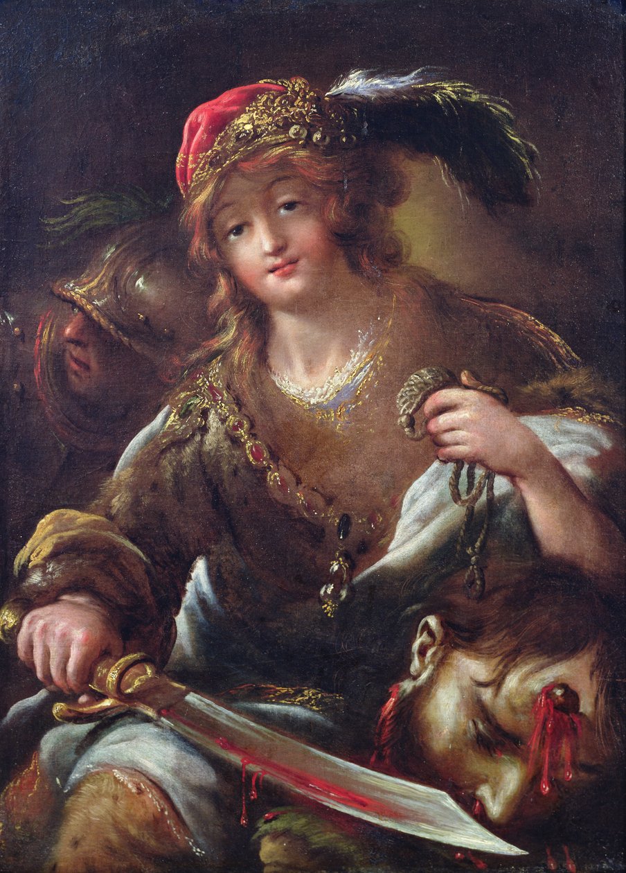 Давид Голиатын толгойтой, ойролцоогоор 1640 ли autorstwa Claude Vignon