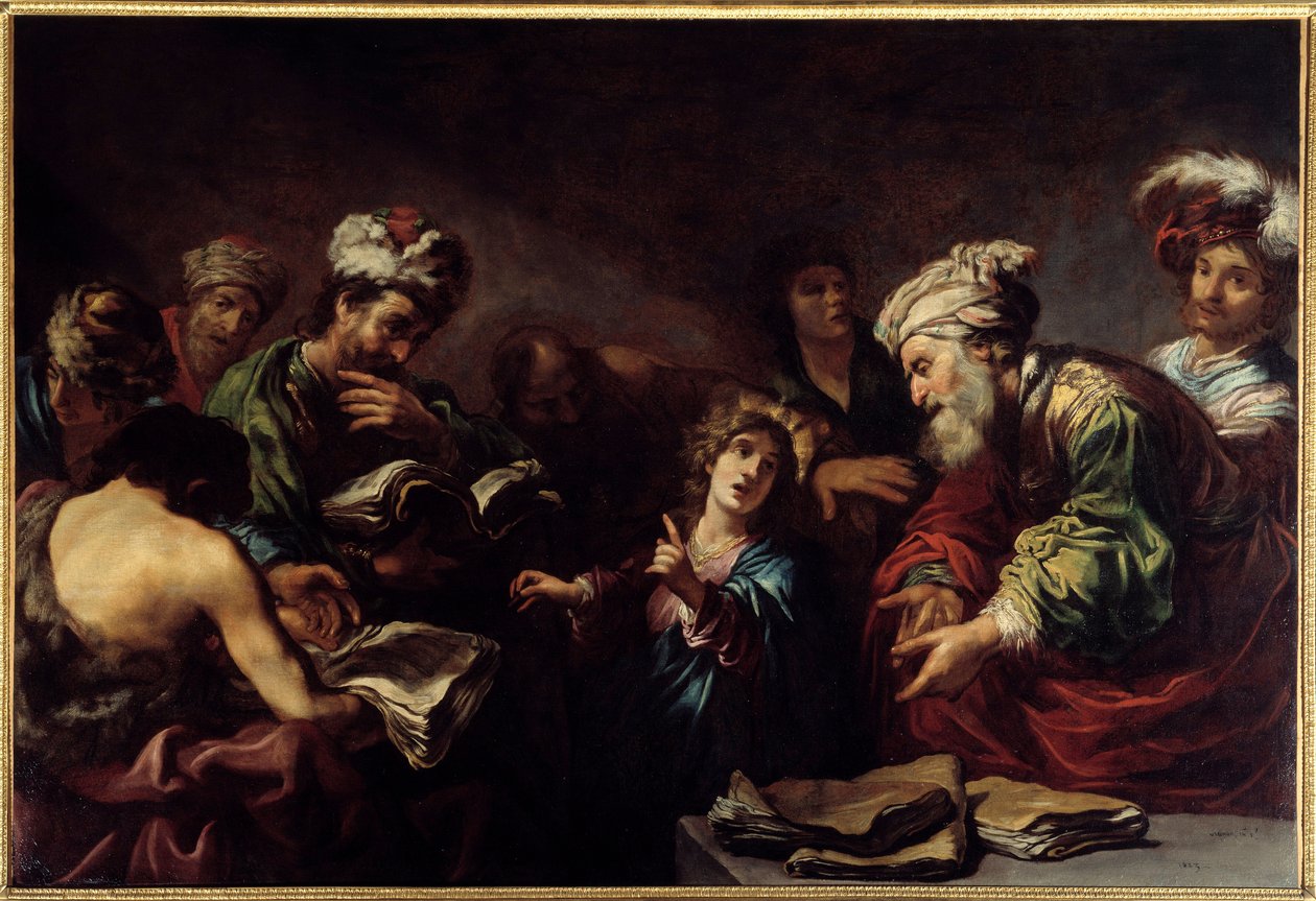 Jezus wśród lekarzy. Obraz Claude