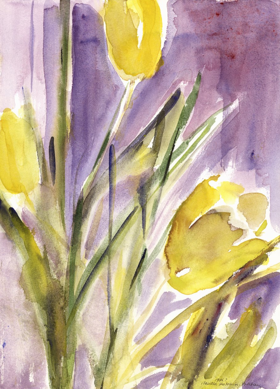 Tulipany, 1987 autorstwa Claudia Hutchins Puechavy