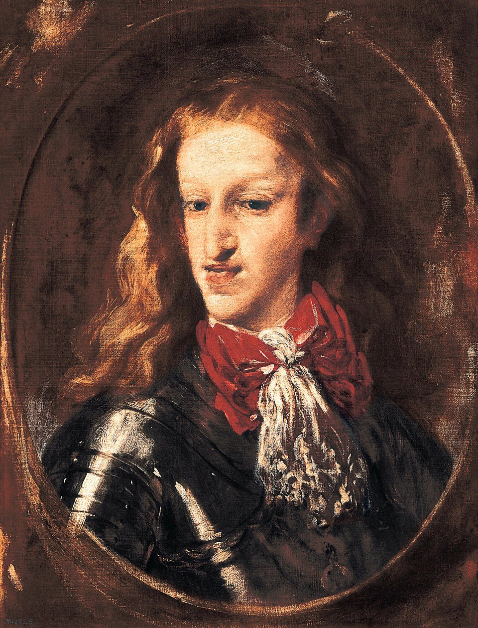 Portret Karola II (1661-1700) króla Hiszpanii. Obraz Claudio Coello (1642-1693) autorstwa Claudio Coello