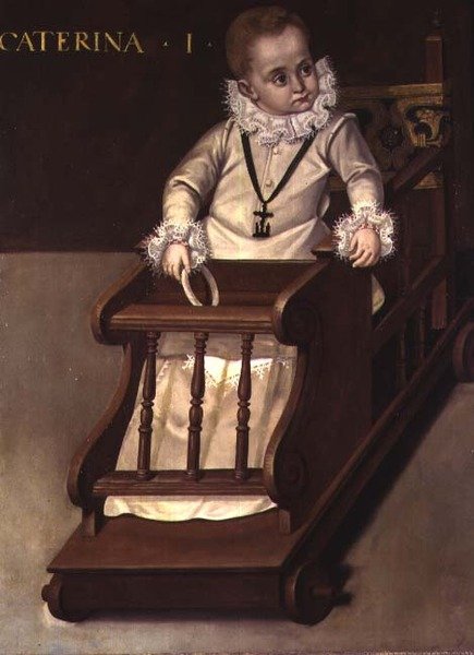 Portret dziecka o imieniu Caterina w wieku jednego roku autorstwa Claudio Coello