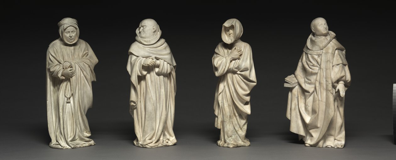 Żałobnicy z grobu Filipa Śmiałego, księcia Burgundii, 1404-10 autorstwa Claus de Werve