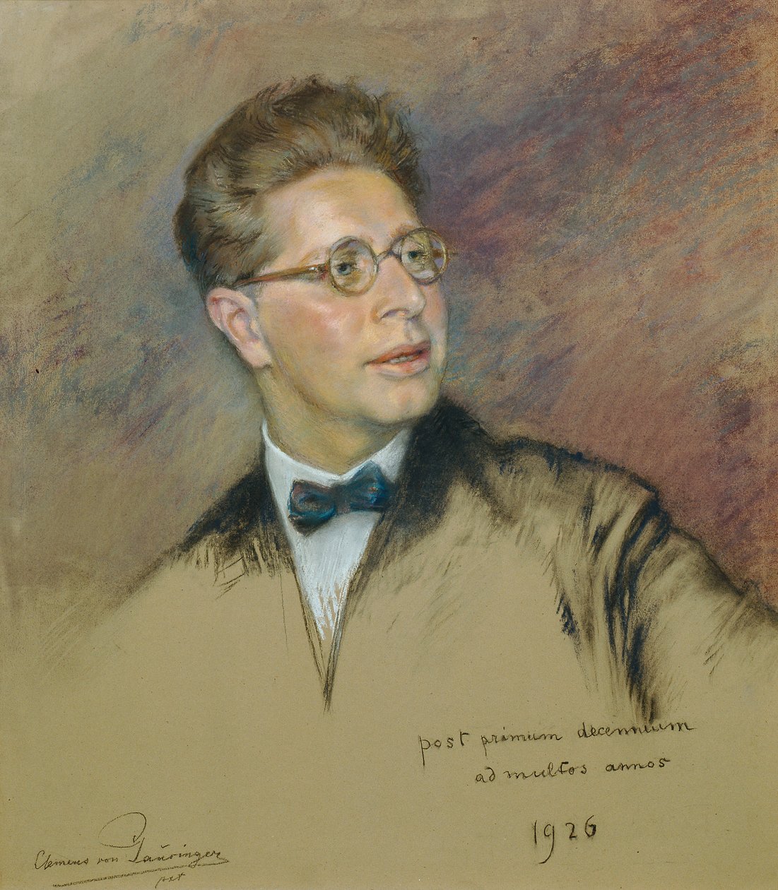 Nauczyciel muzyki i krytyk muzyczny prof. Josef Reitler autorstwa Clemens von Pausinger
