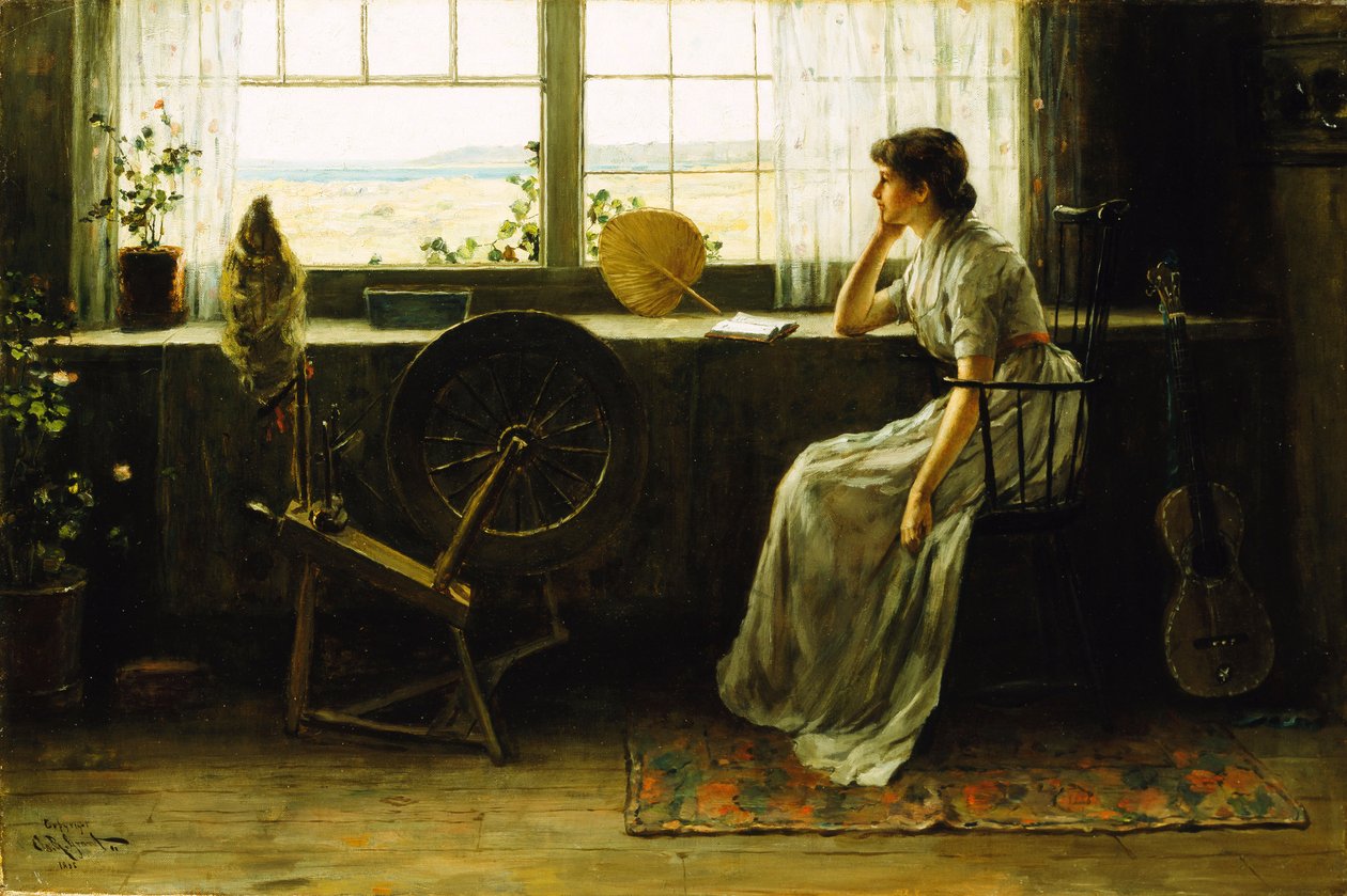 Czekam, 1885 autorstwa Clement Rollins Grant