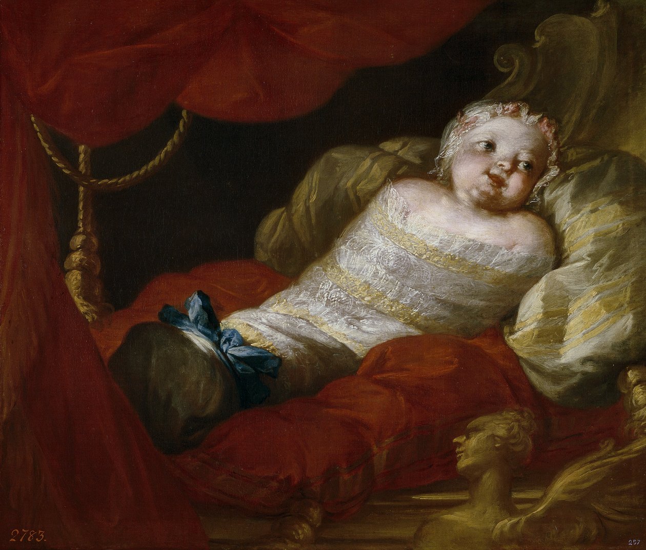 Infantka Isabella of Bourbon, księżniczka Neapolu autorstwa Clemente Ruta