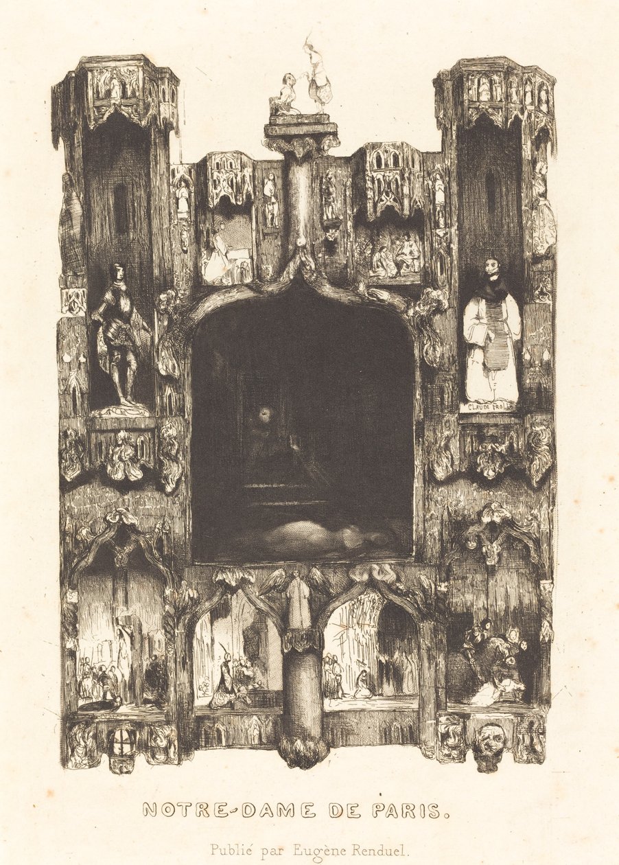 Notre Dame w Paryżu autorstwa Célestin Nanteuil