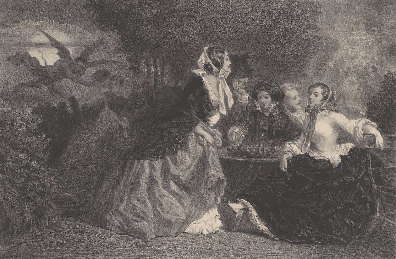 Córki diabła Stworzenie, ca. 1848-62. autorstwa Célestin Nanteuil