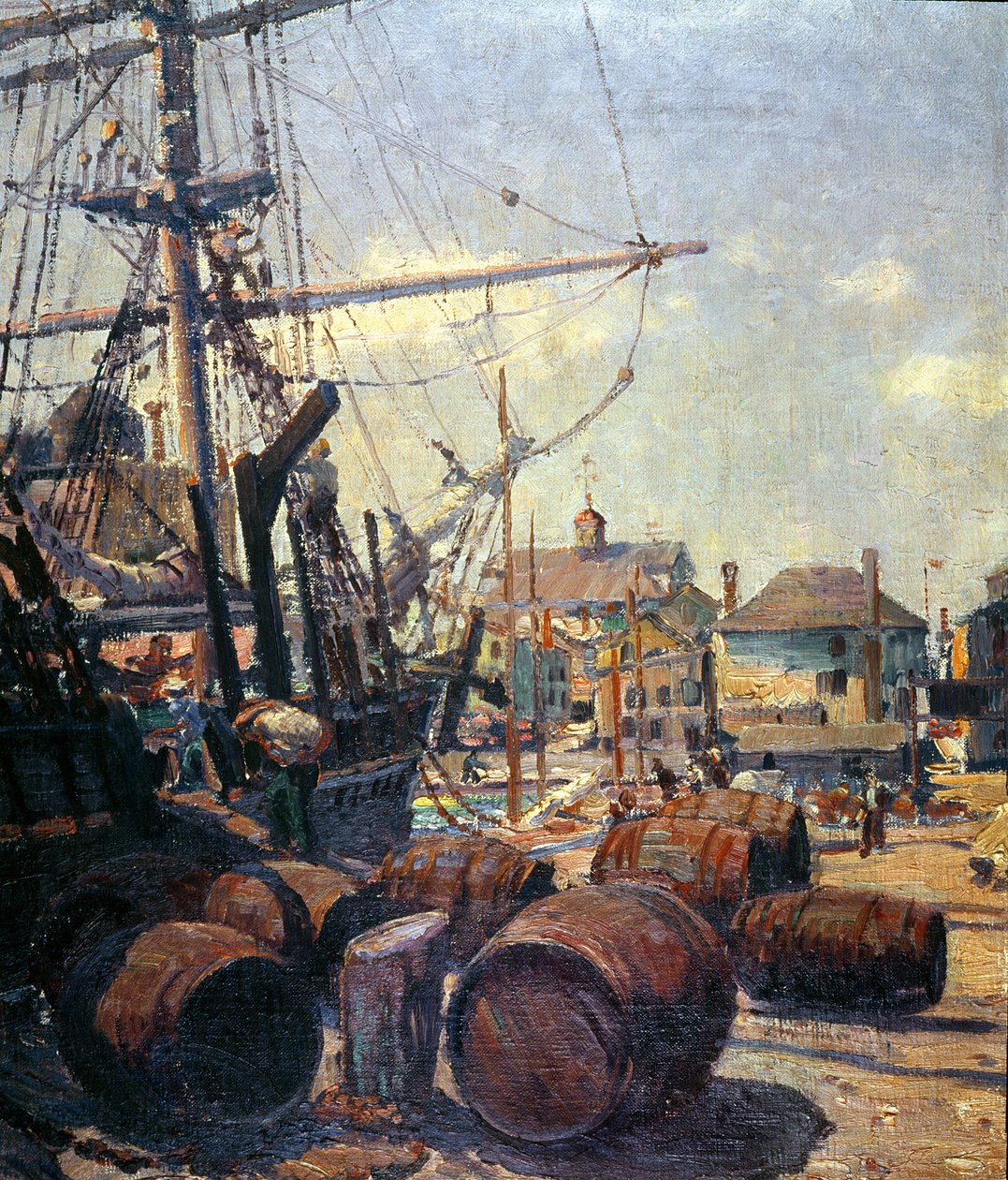 Wyposażenie wielorybnika (olej na płótnie) autorstwa Clifford Warren Ashley