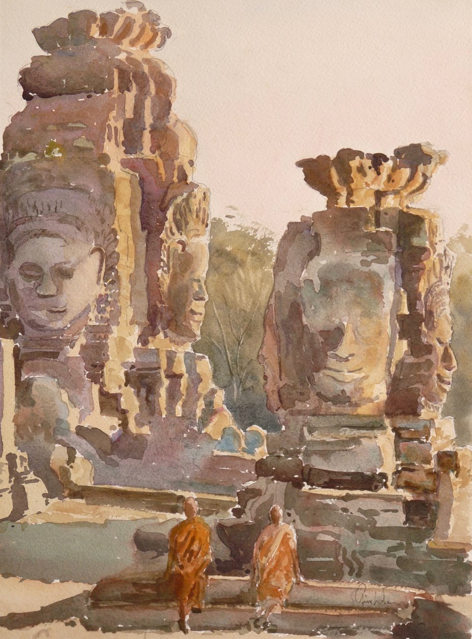 Zachód słońca - współczucie i spokój (1) autorstwa Clive Wilson