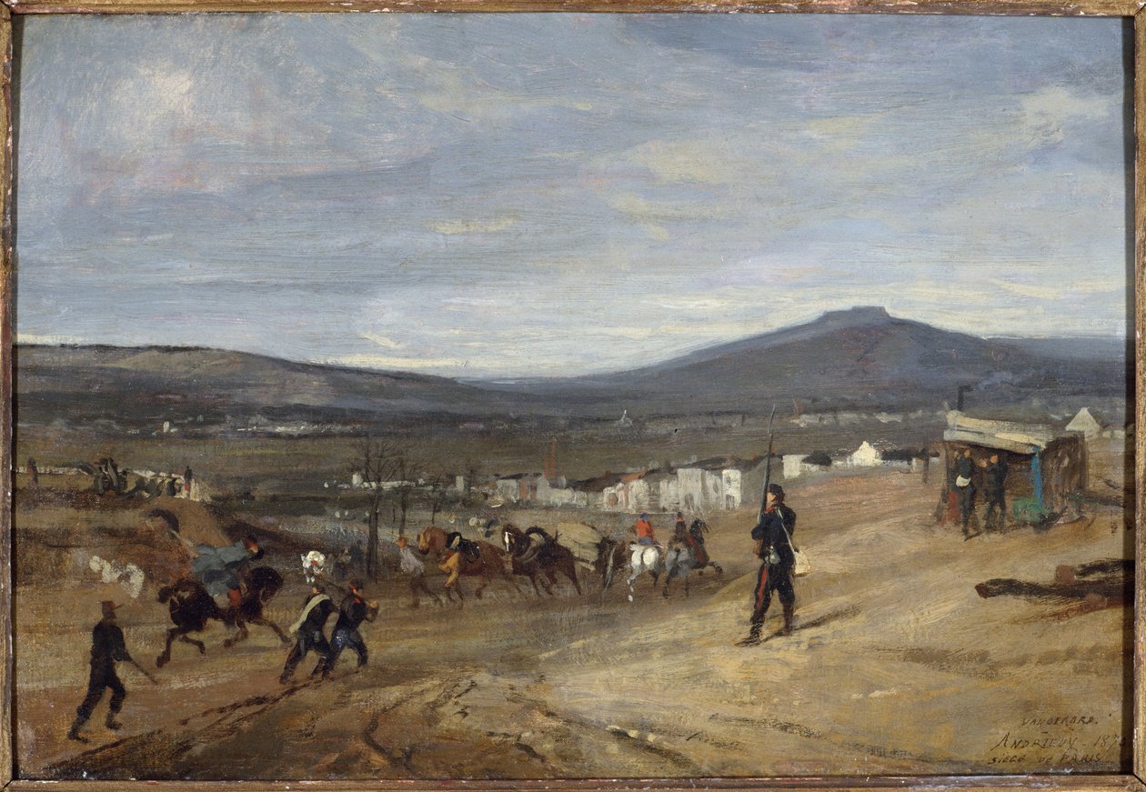 Vaugirard podczas oblężenia Paryża autorstwa Clément Auguste Andrieux