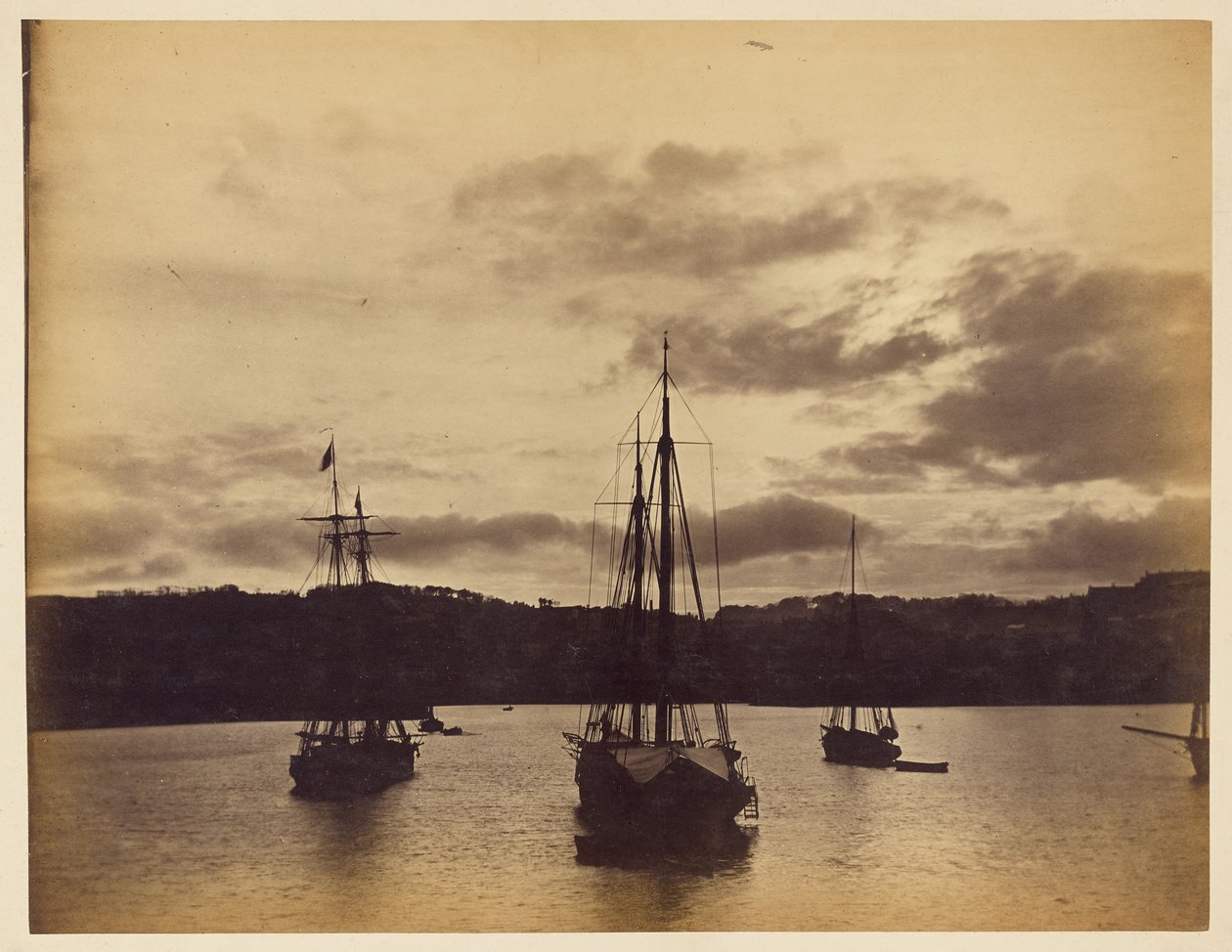 Nocna scena w porcie autorstwa Col. Henry Stuart Wortley