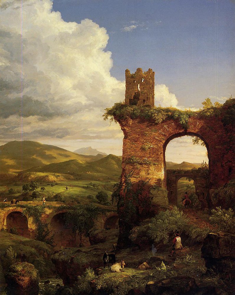 Łuk Nerona autorstwa Thomas Cole