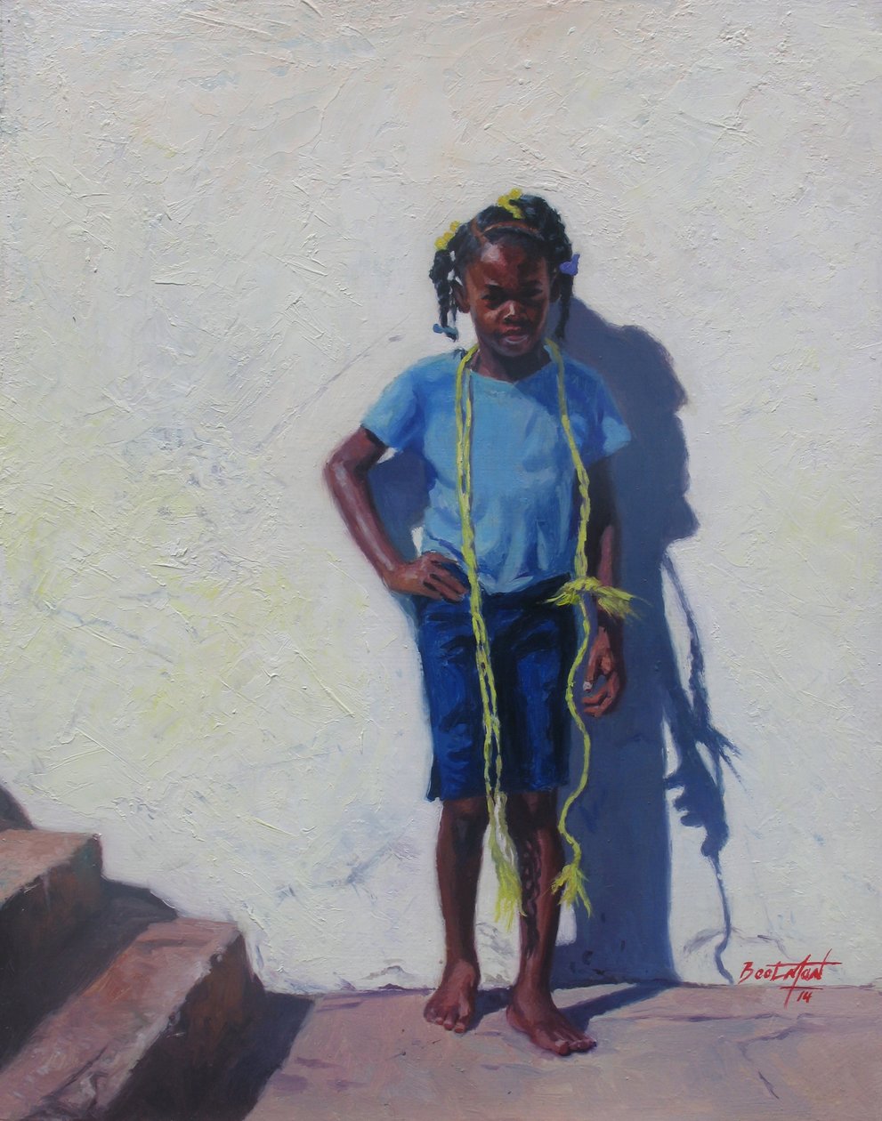 Żółta lina, 2014, autorstwa Colin Bootman