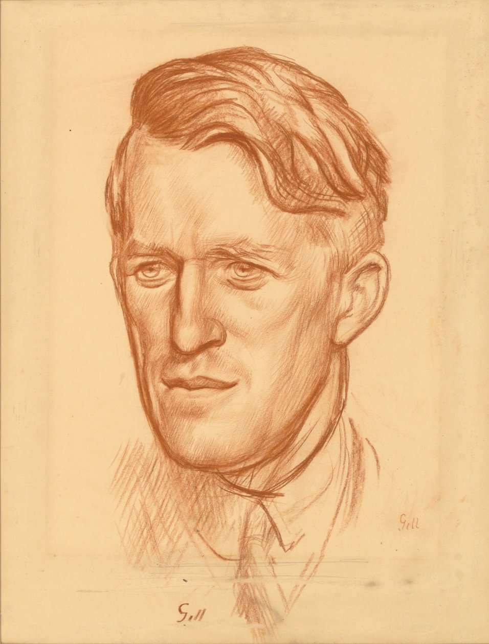 T. E. Lawrence (czerwona kreda na papierze) autorstwa Colin Unwin Gill