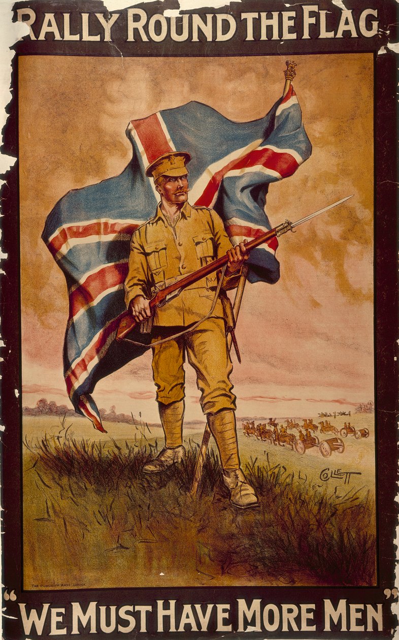 „Rajd wokół flagi”, c1914-c1918 autorstwa Collett
