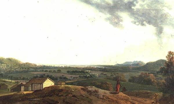 Zachodnioindyjski widok autorstwa Colonial School