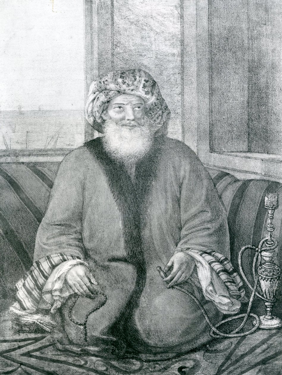 Muhammad Ali Pasza z Egiptu (1769-1849), 1818 autorstwa Comte de Forbin