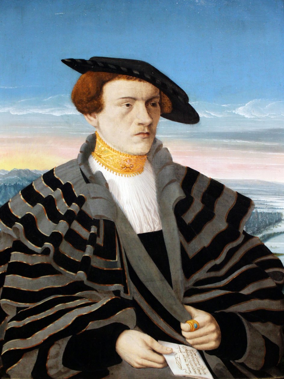 Portret Gilbrechta von Holzhausen (1514-1550) autorstwa Conrad Faber von Kreuznach