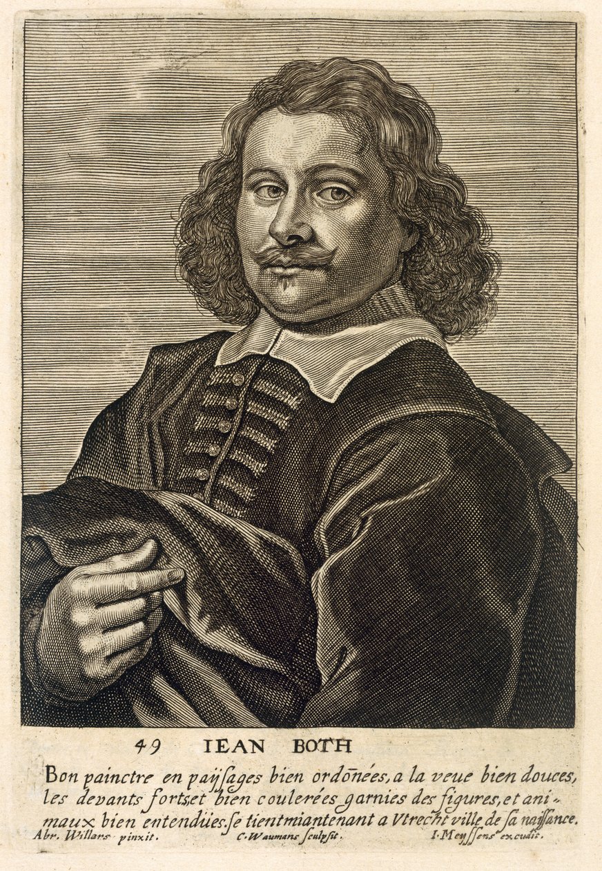 Portret Jana Botha, sztychowany przez Johannesa Meyssensa (1612-70) autorstwa Conrad Waumans