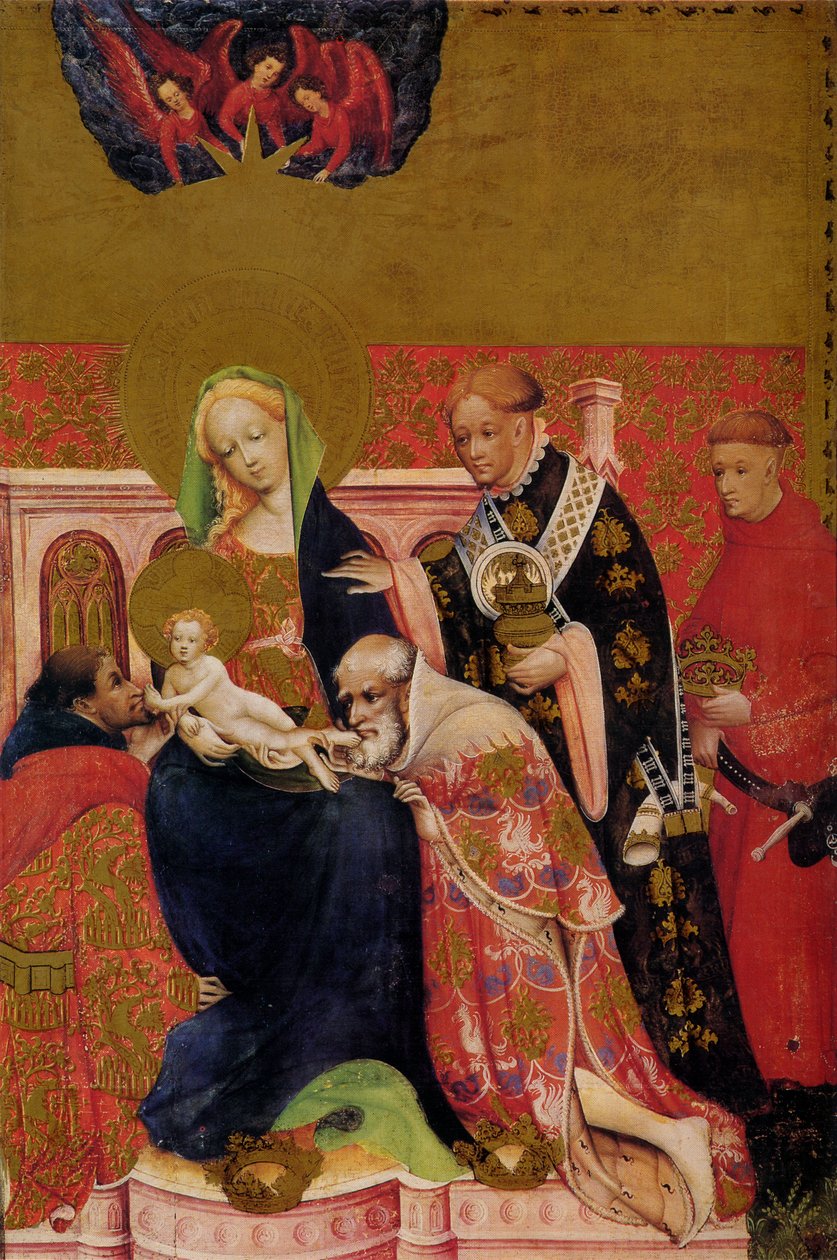 Marienkirche Dortmund – Marienalter – Prawy panel autorstwa Conrad von Soest
