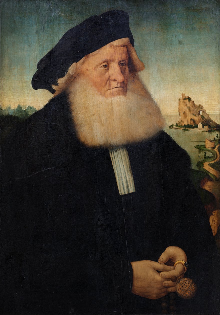 Portret brodatego dżentelmena autorstwa Conrad (attr. to) Faber von Creuznach