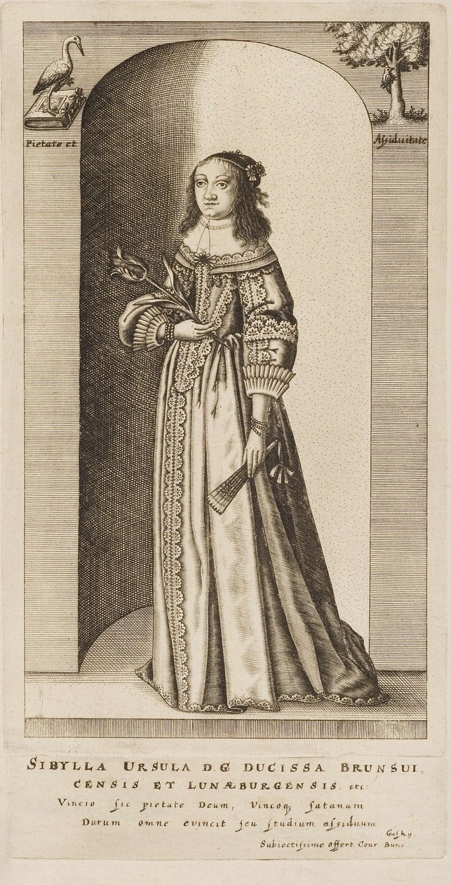 Conrad Buno - Sibylle Ursula, księżniczka Brunszwiku-Lüneburga autorstwa Conrad Buno