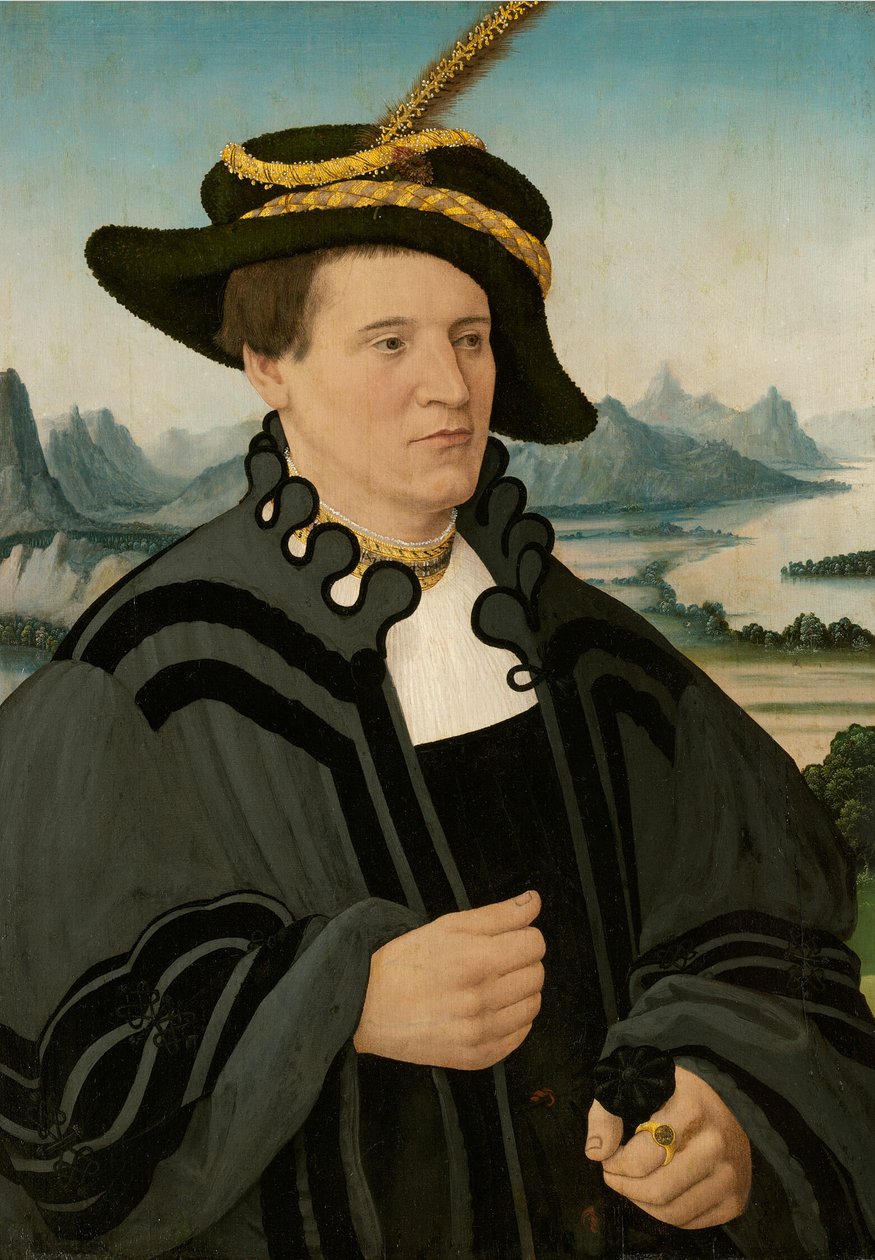 Portret Fridricha Rorbacha autorstwa Conrad Faber
