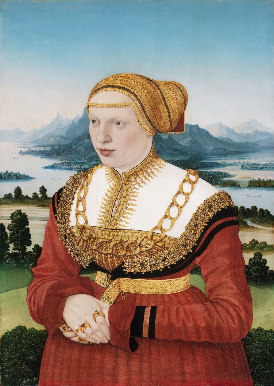 Portret Katarzyny Knoblauch (1513-1542) autorstwa Conrad Faber von Kreuznach
