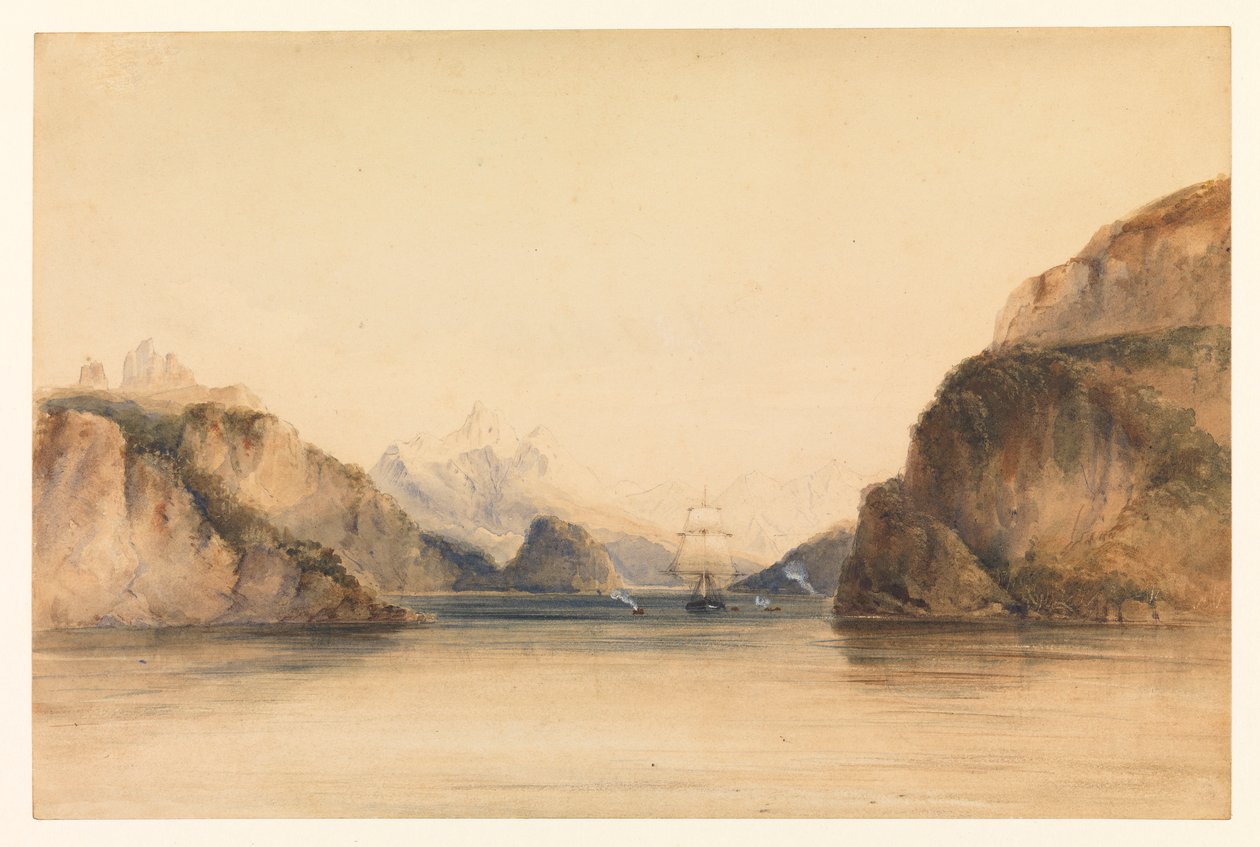 Portrait Cove, kanał Beagle, Ameryka Południowa autorstwa Conrad Martens