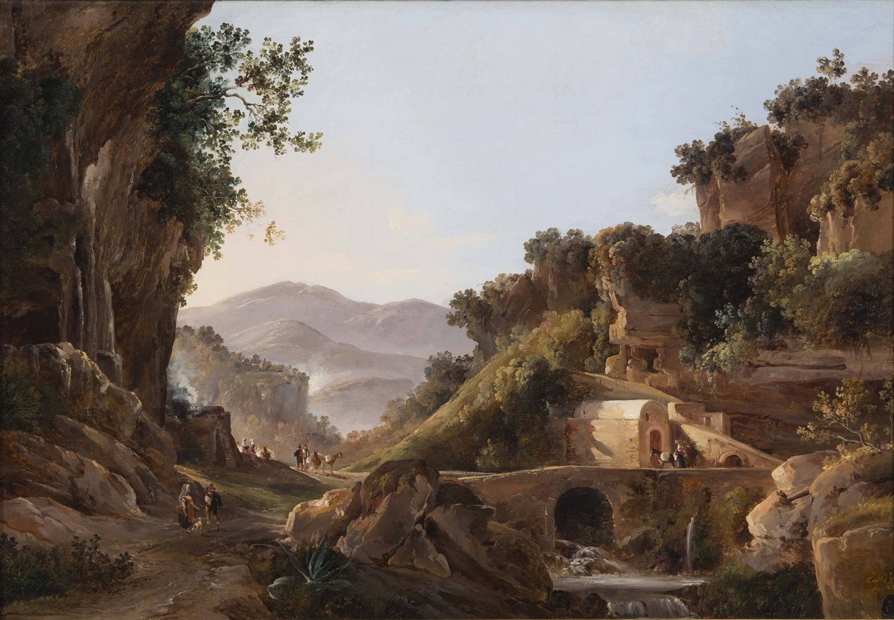 Cava de Tirreni, 1857. autorstwa Consalvo Carelli