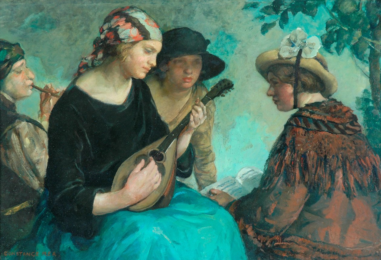 Dziewczyna z mandoliną autorstwa Constance Rea