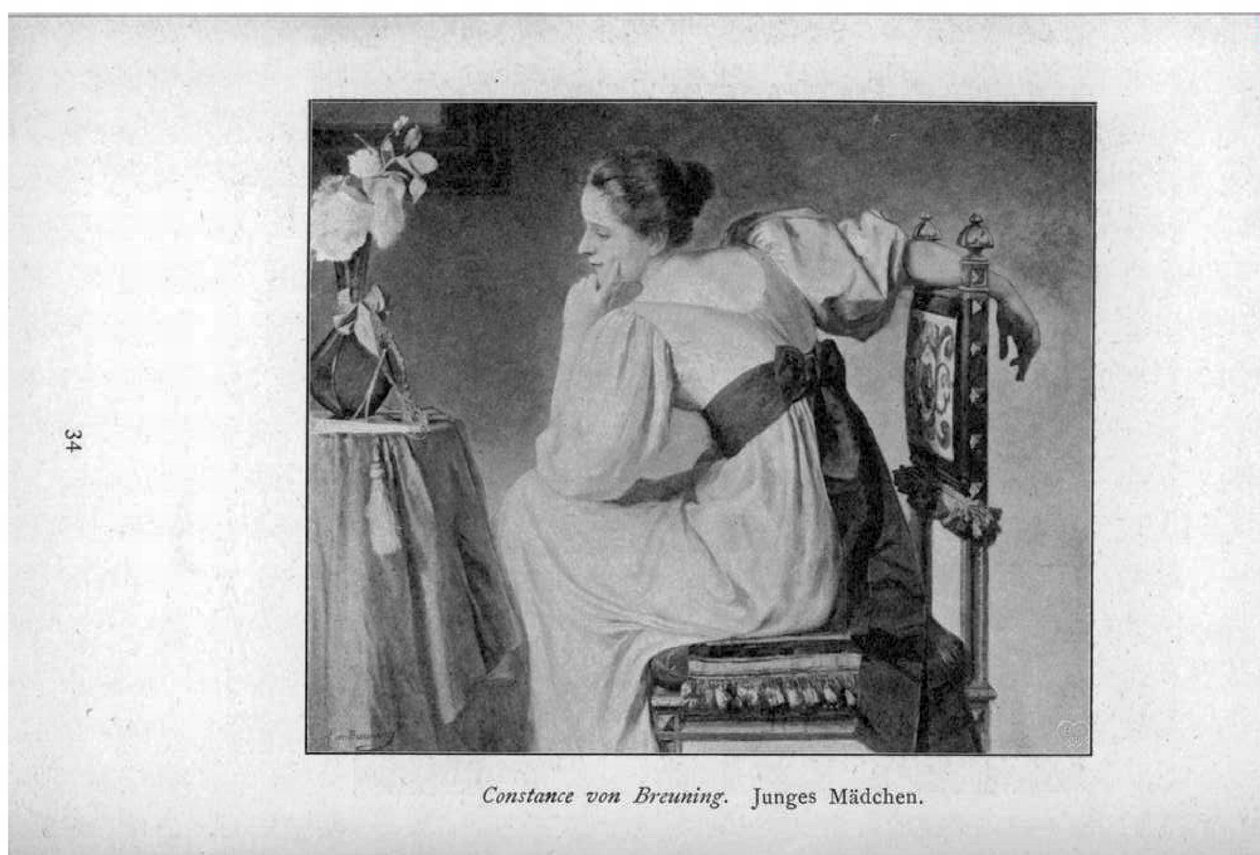 Młoda dziewczyna autorstwa Constance von Breuning