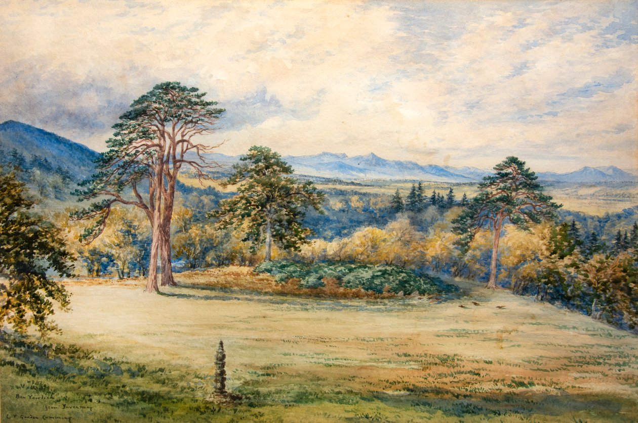 Ben Vorlich z Inveraray (akwarela) autorstwa Constance Frederica Gordon Cumming