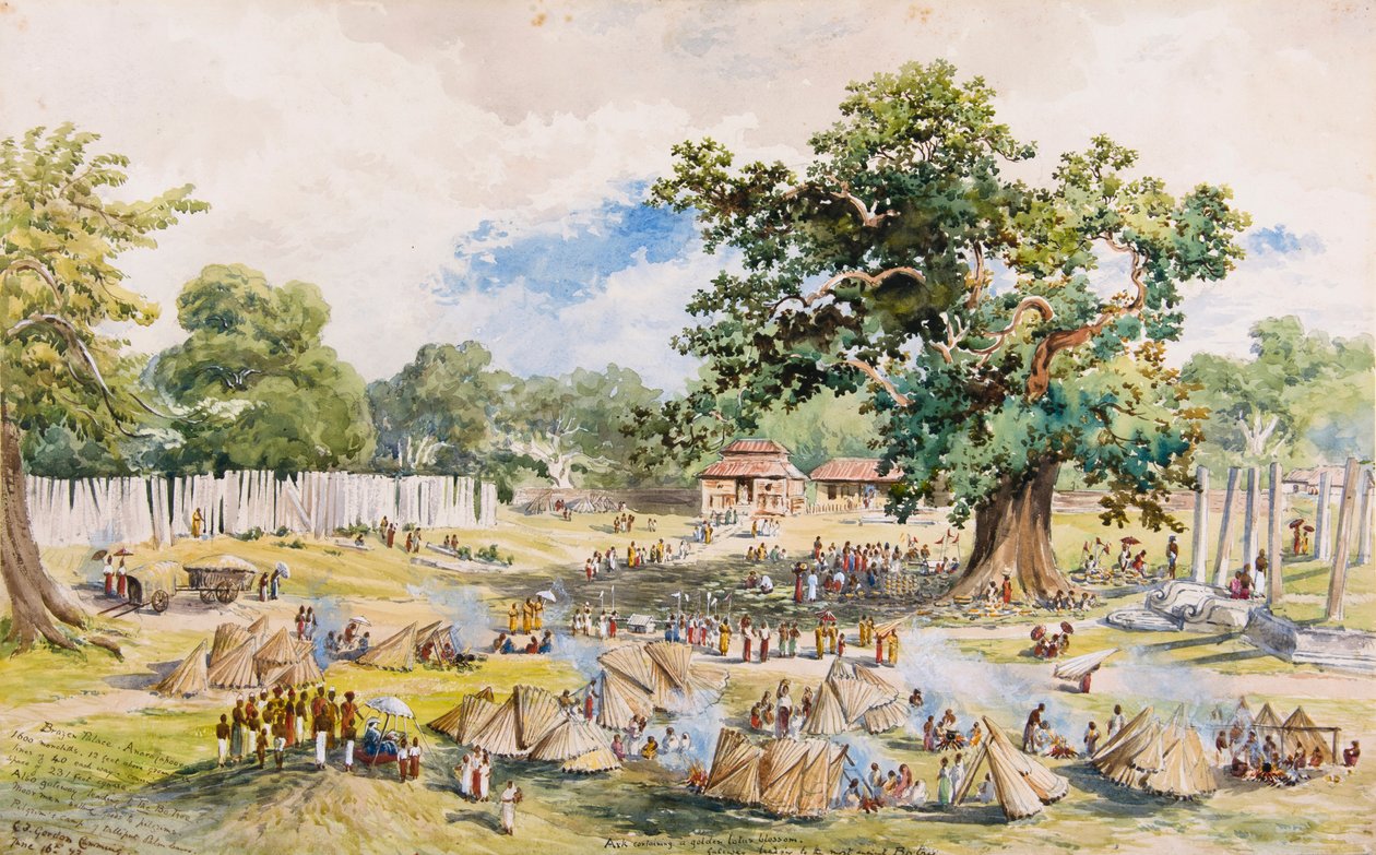 Bezwstydny Pałac, Anuradhapura autorstwa Constance Frederica Gordon Cumming
