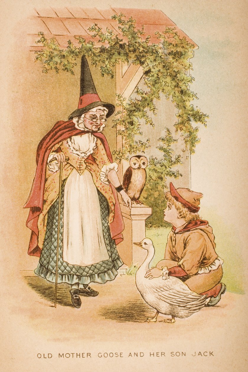 Old Mother Goose and her Son, Jack, Przednia okładka „Old Mother Goose