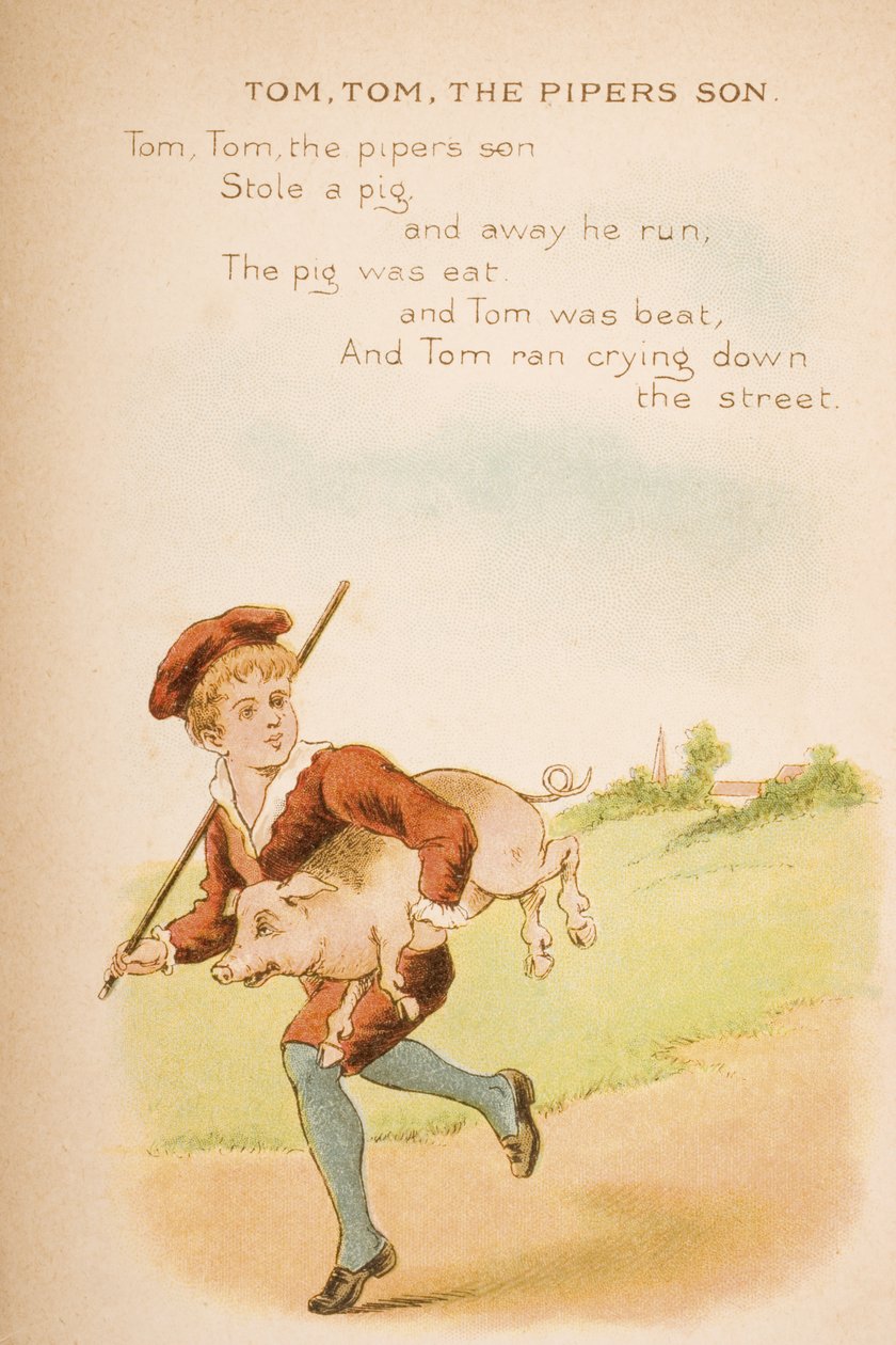 Tom, Tom, syn dudziarzy, z książki „Old Mother Goose