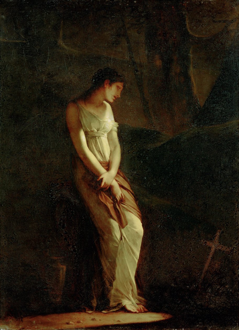 La mere infortunee - nieszczęśliwa matka ... autorstwa Constance Marie Mayer Lamartiniere