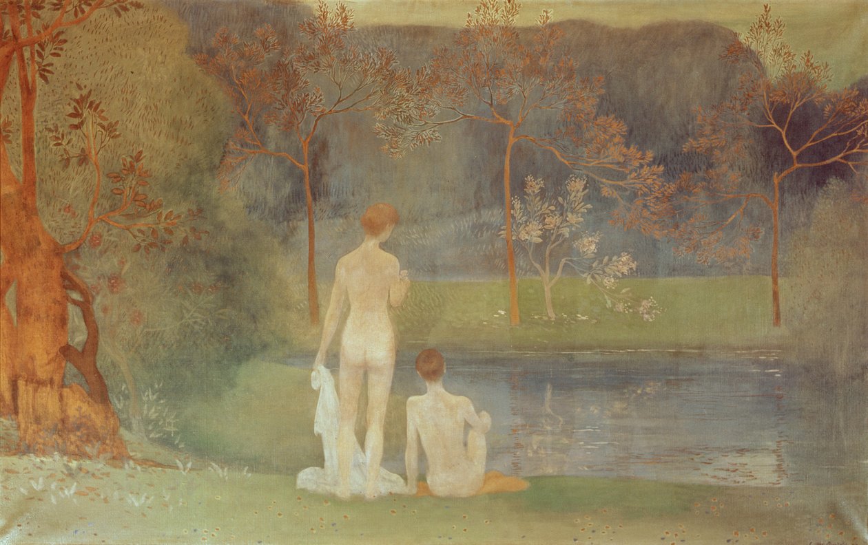 Rajski ogród (Jardin du Paradis), 1904 autorstwa Constant Montald