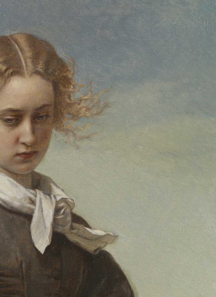 Melancholia miłości, 1866 r. autorstwa Constant Mayer