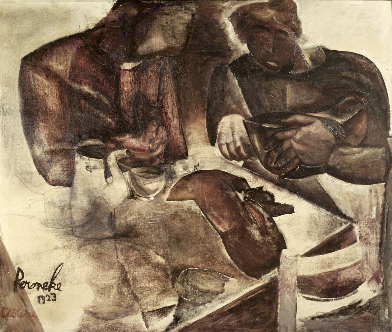 Czarny chleb autorstwa Constant Permeke