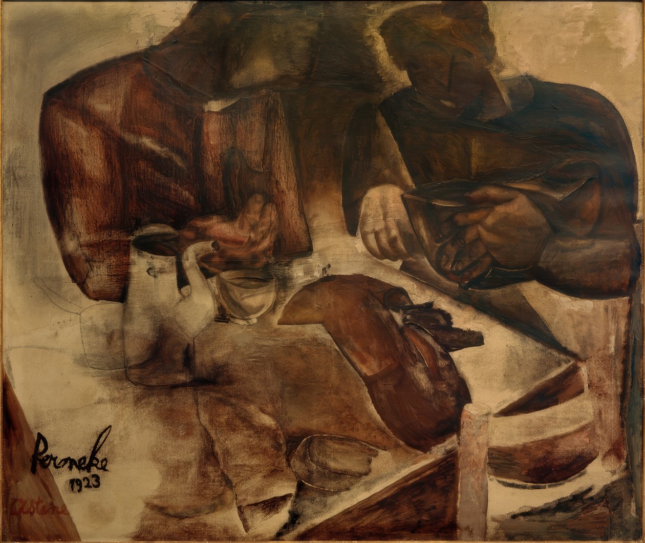 Constant Permeke, "Czarny chleb" / olej na płótnie, 1923 autorstwa Constant Permeke