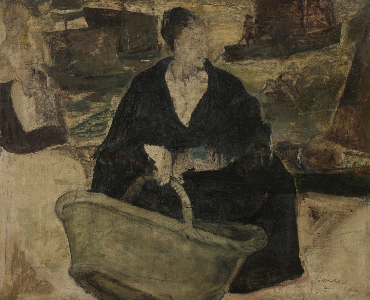 Żona rybaka autorstwa Constant Permeke