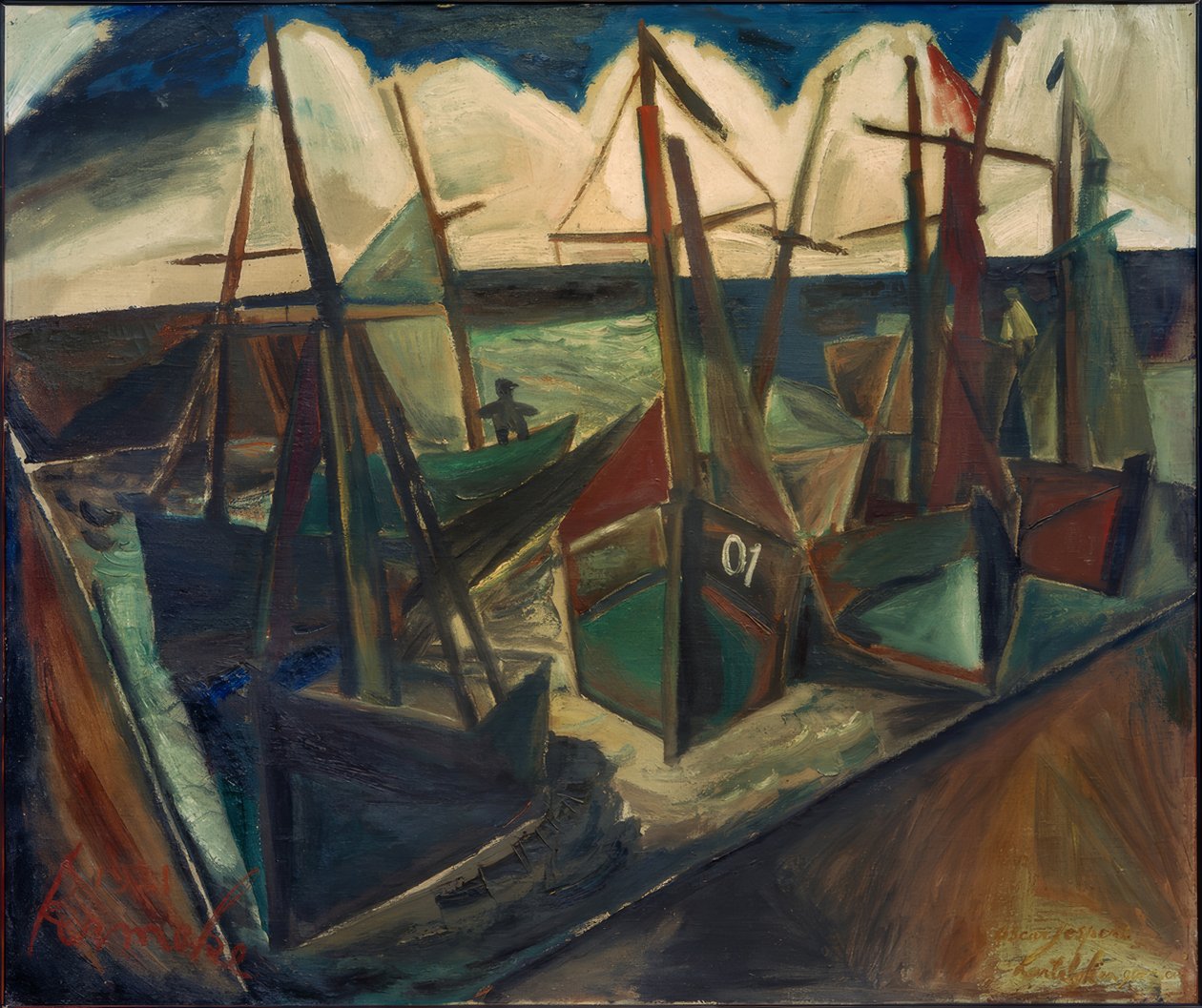 Port w Ostendzie autorstwa Constant Permeke