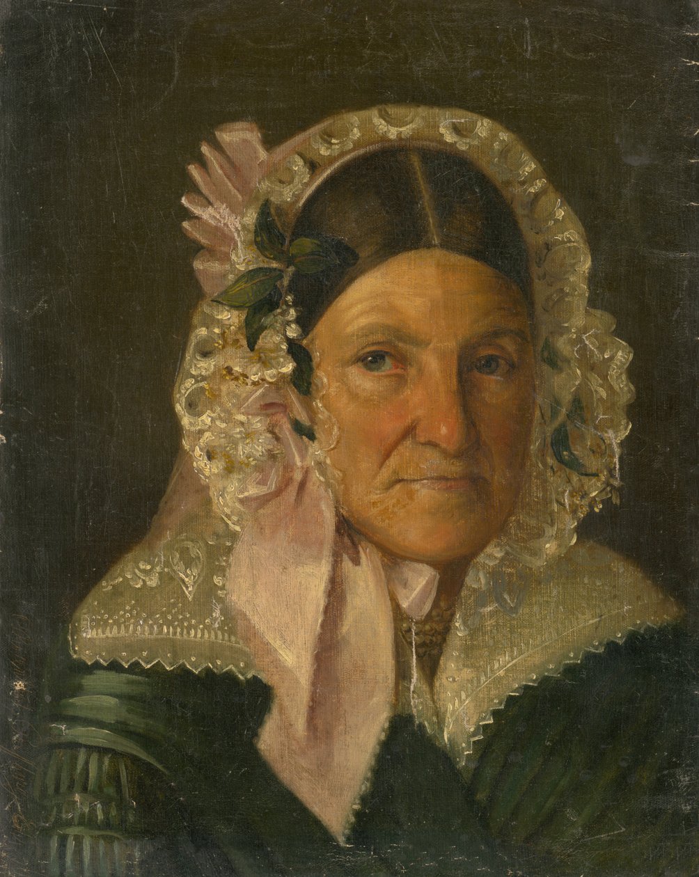 Portret starszej kobiety w czepku autorstwa Constantin Daniel Rosenthal