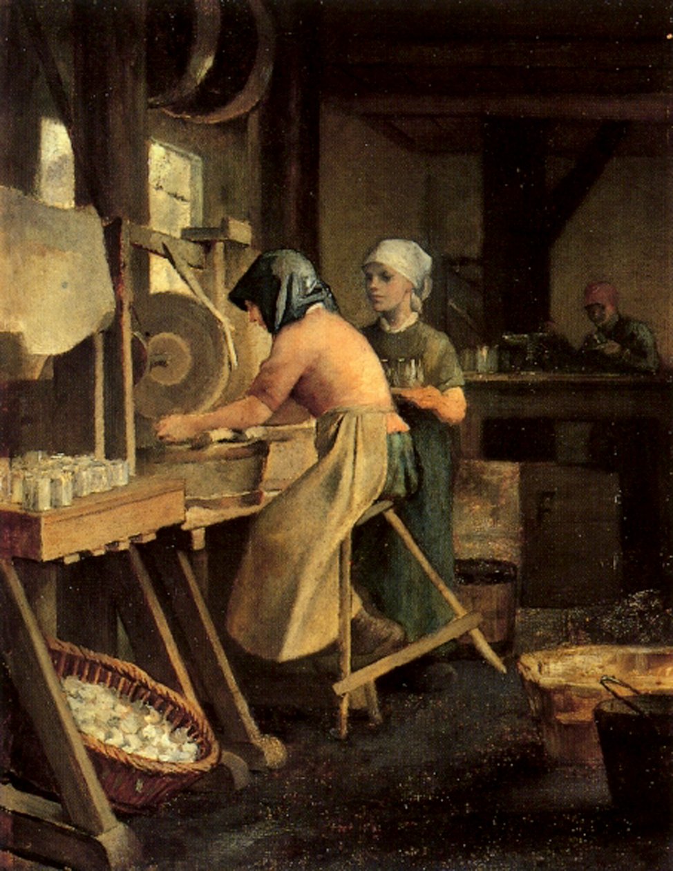 Dziewczyny z fabryki autorstwa Constantin Emile Meunier