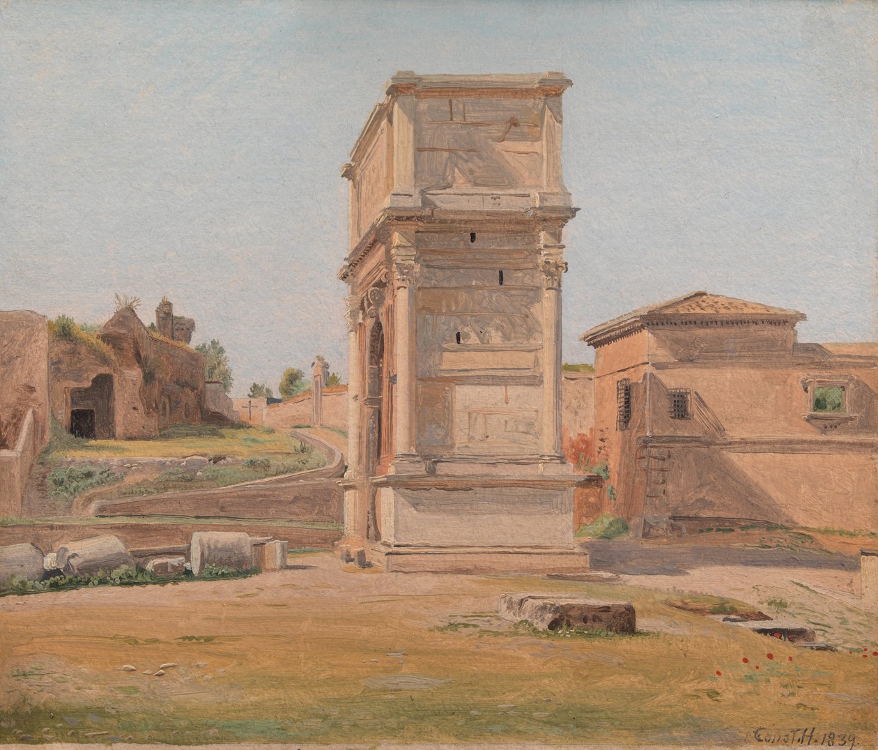 Łuk Tytusa w Rzymie autorstwa Constantin Hansen