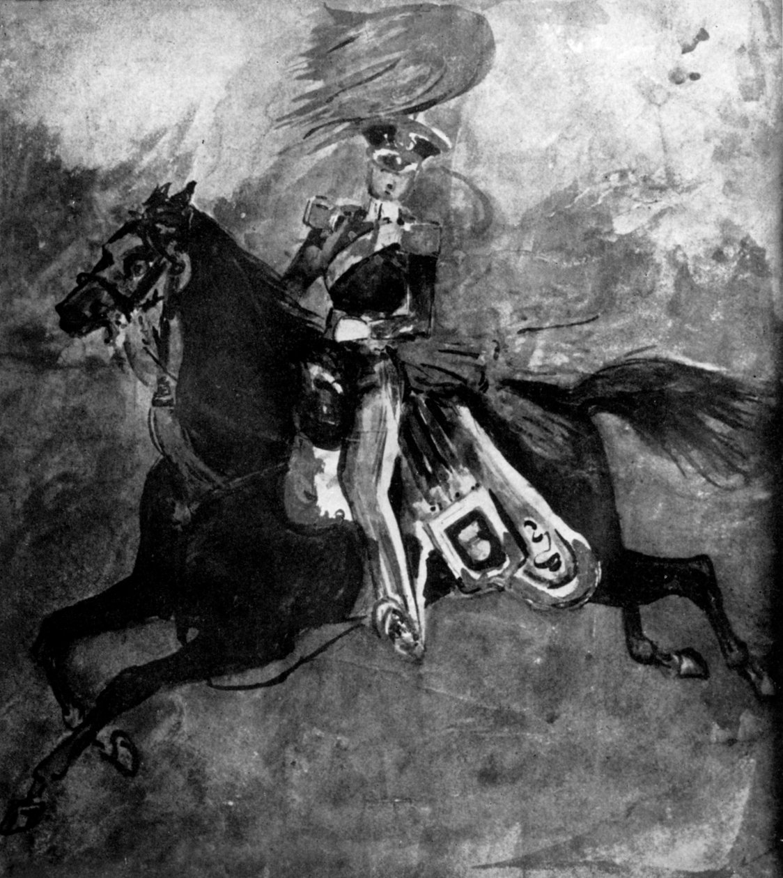 Oficer angielski, XIX w., 1930. autorstwa Constantin Guys
