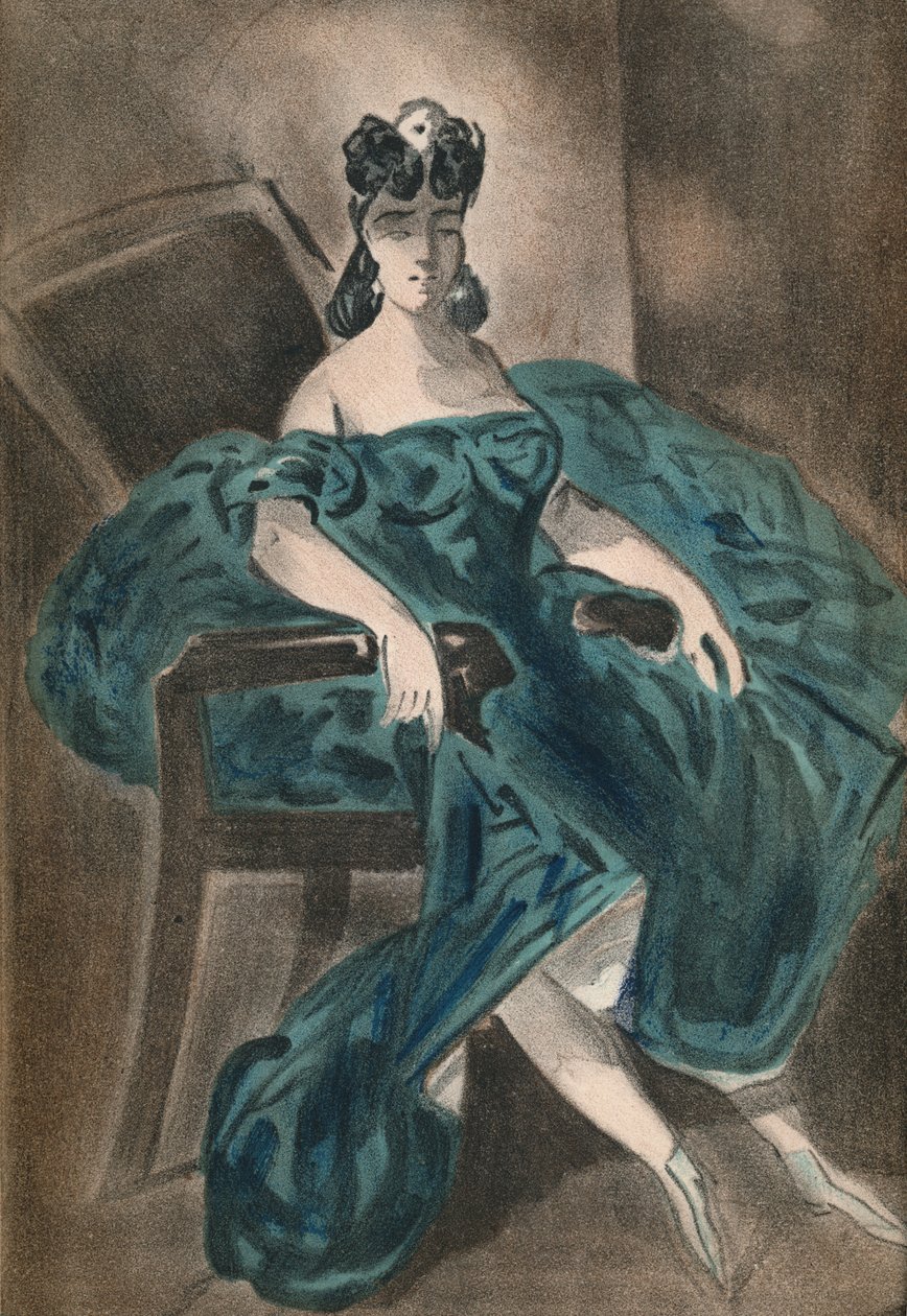 Portret II, 1865, 1939 autorstwa Constantin Guys