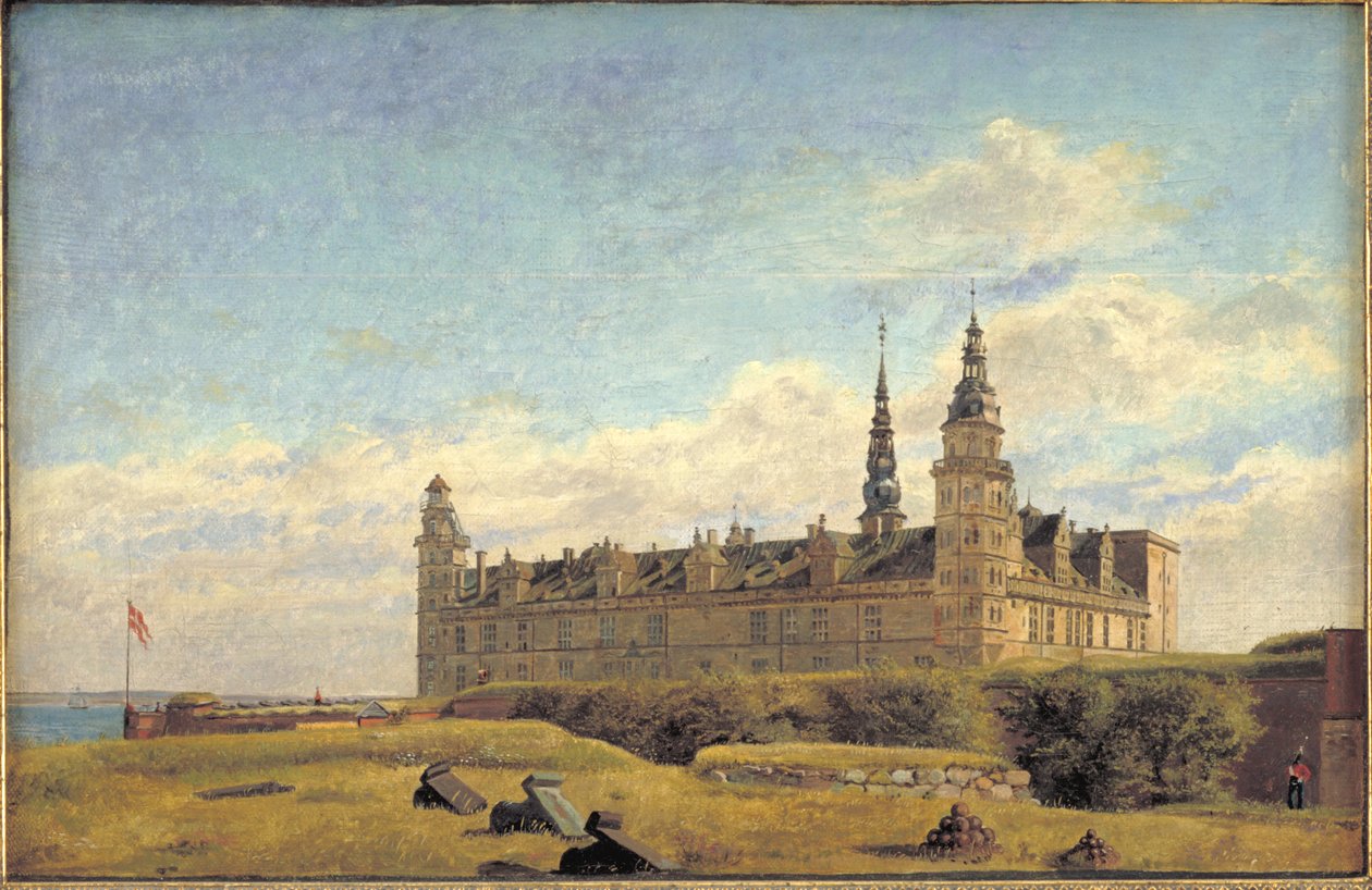 Zamek Kronborg autorstwa Constantin Hansen