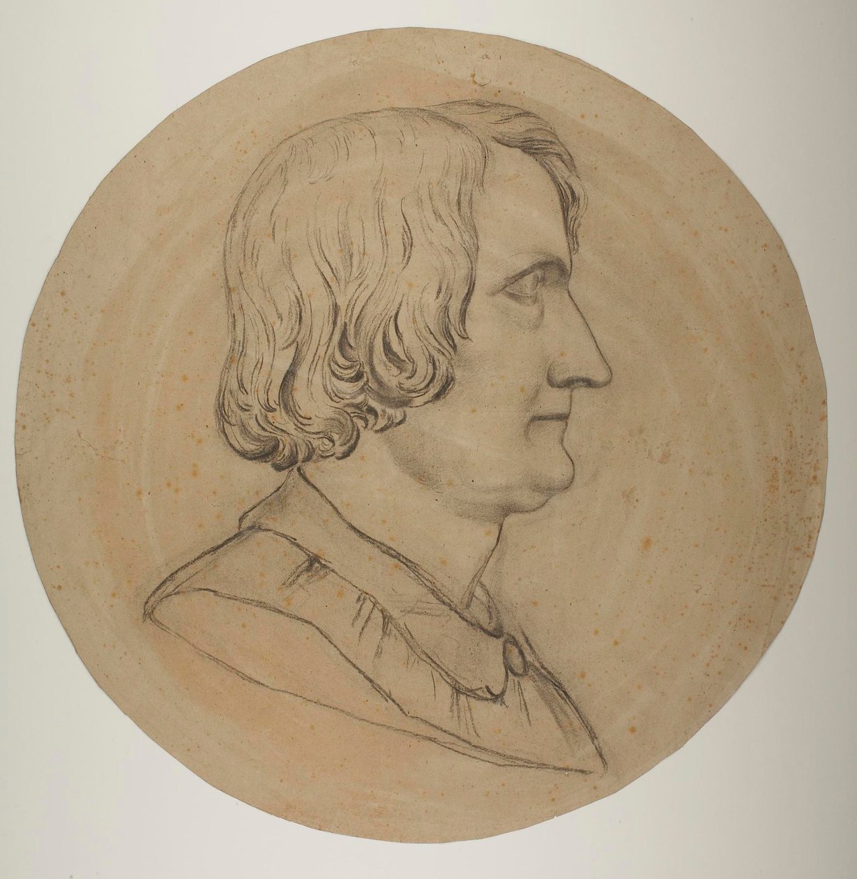 Medalion portretowy Thorvaldsena autorstwa Constantin Hansen